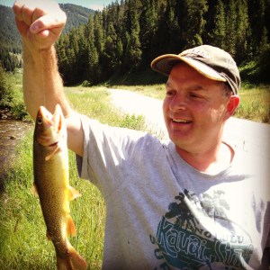 Nobody deserved to catch this fish more than Rob!